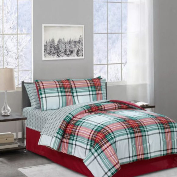 Sunham Bedding 8 Pc Perth Plaid Comforter Set Poshmark
